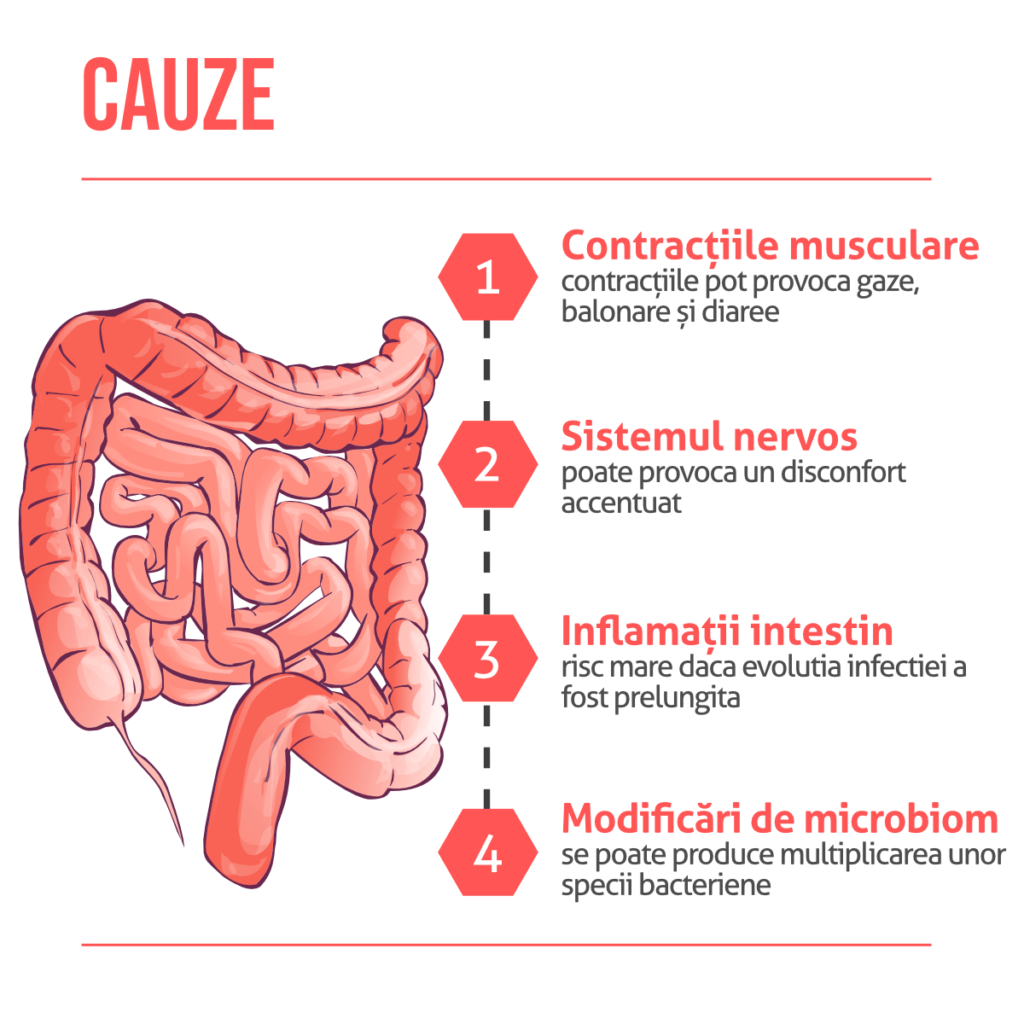 Cauzele sindromului de colon iritabil