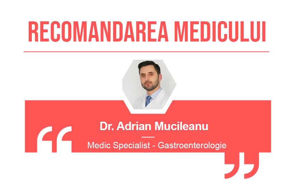Recomandarea medicului Adrian Mucileanu