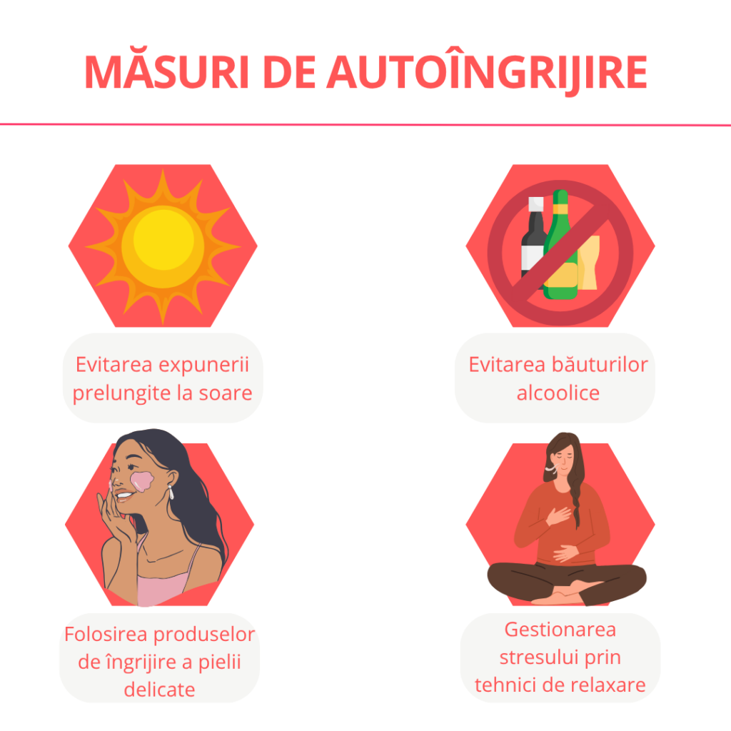 masuri de autoingrijire rozacee