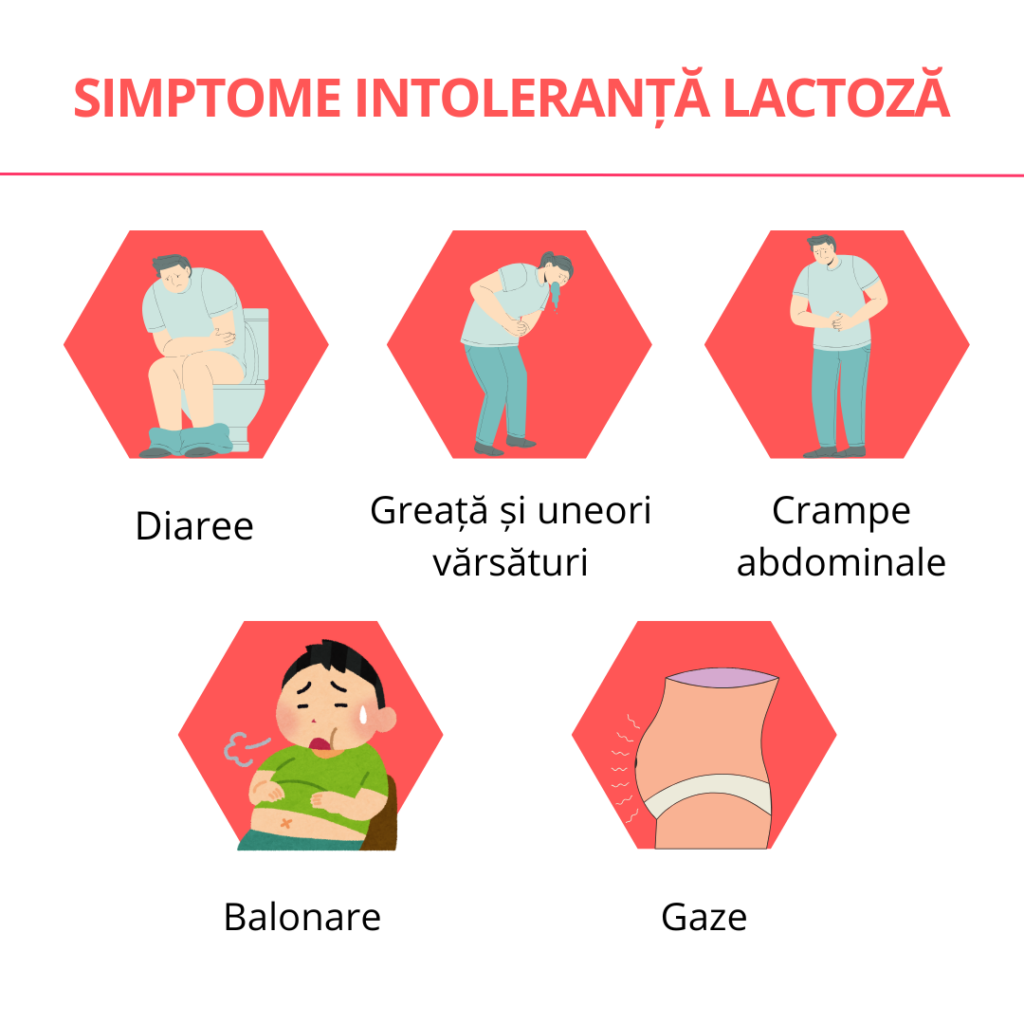 simptome intoleranta la lactoza