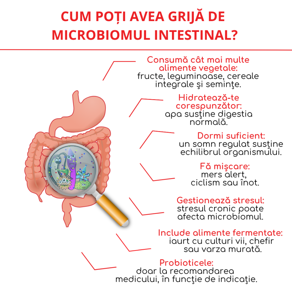 cum poti avea grija de microbiomul intestinal